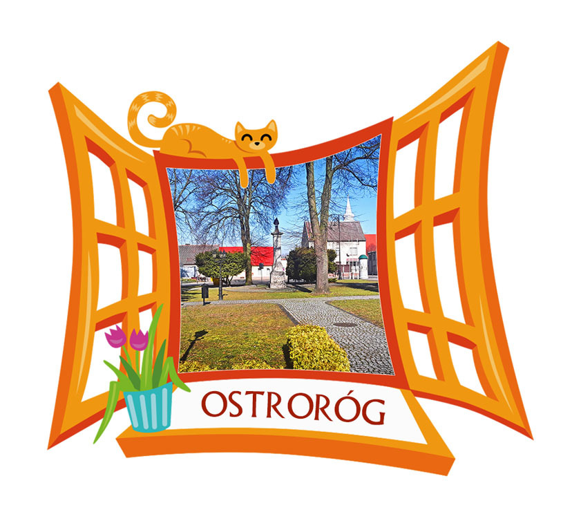 Polyresinowy magnes Okno Ostroróg