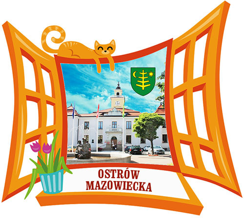 Polyresinowy magnes Okno Ostrów Mazowiecka