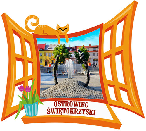 Polyresinowy magnes Okno Ostrowiec Świętokrzyski