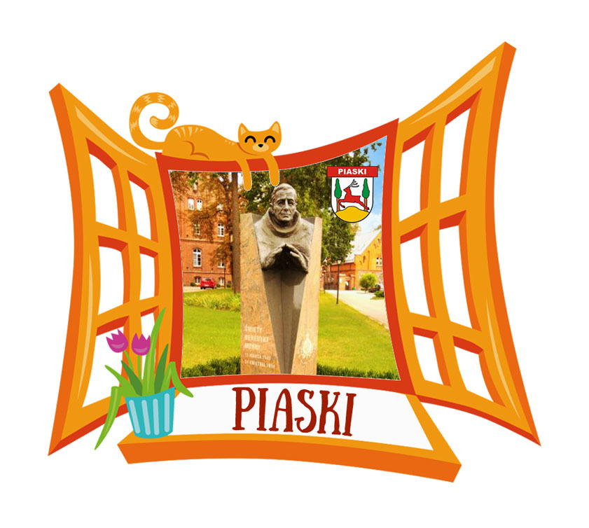 Polyresinowy magnes Okno Piaski