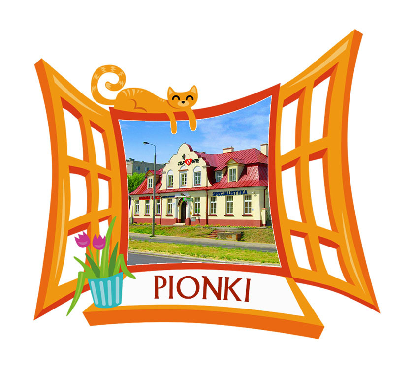 Polyresinowy magnes Okno Pionki