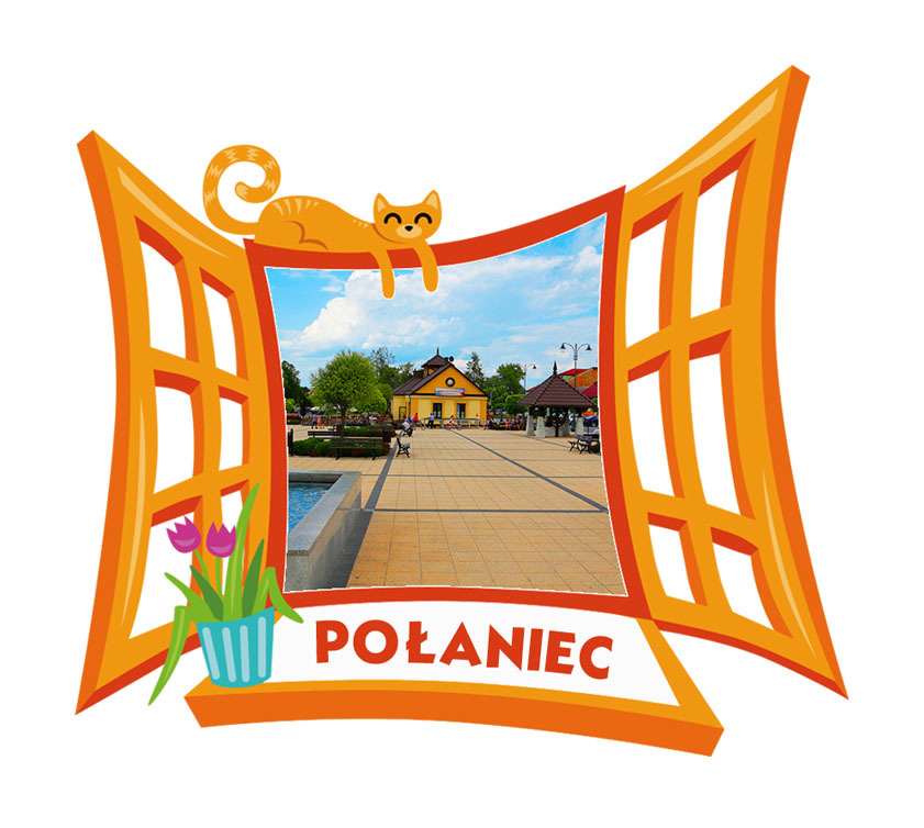 Polyresinowy magnes Okno Połaniec