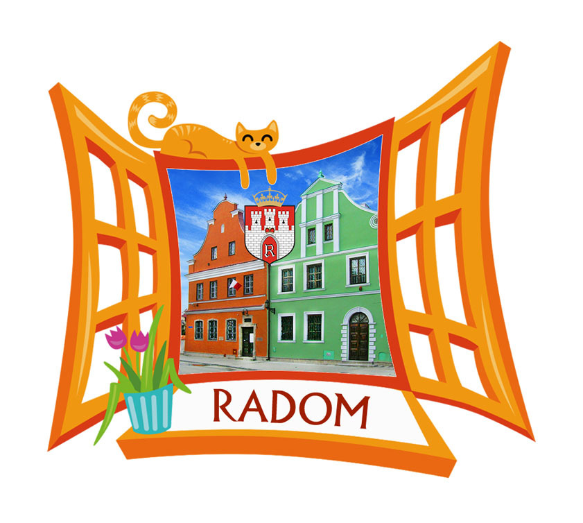 Polyresinowy magnes Okno Radom