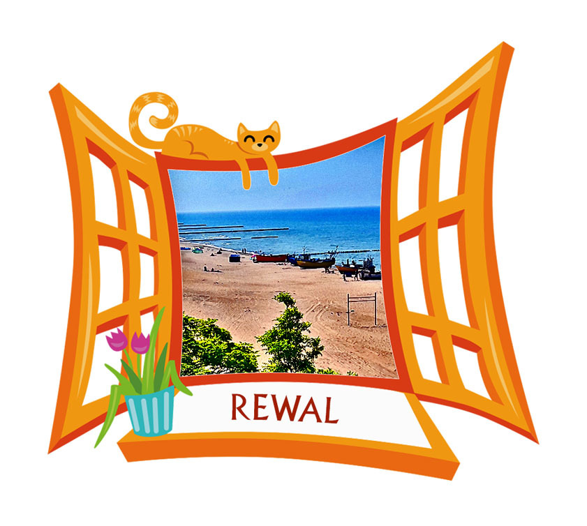 Polyresinowy magnes Okno Rewal