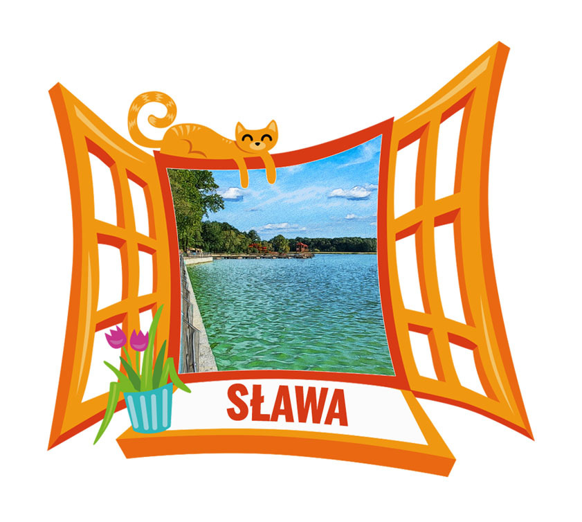 Polyresinowy magnes Okno Sława
