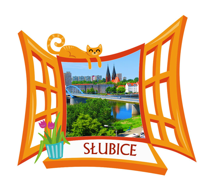 Polyresinowy magnes Okno Słubice