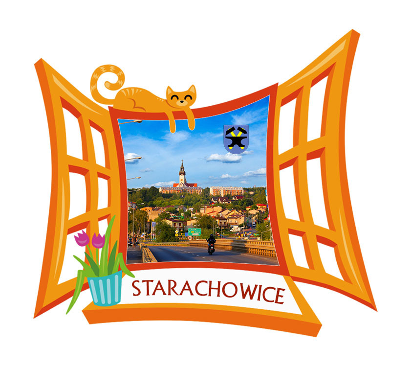 Polyresinowy magnes Okno Starachowice