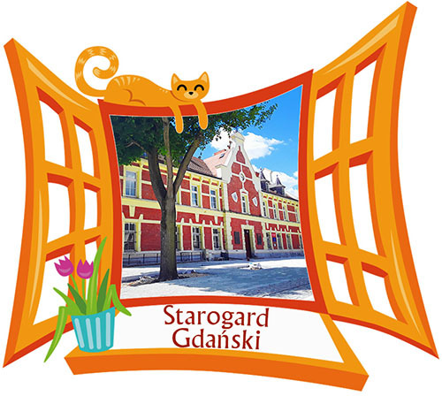 Polyresinowy magnes Okno Starogard Gdański