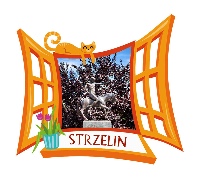 Polyresinowy magnes Okno Strzelin
