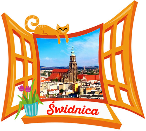 Polyresinowy magnes Okno Świdnica