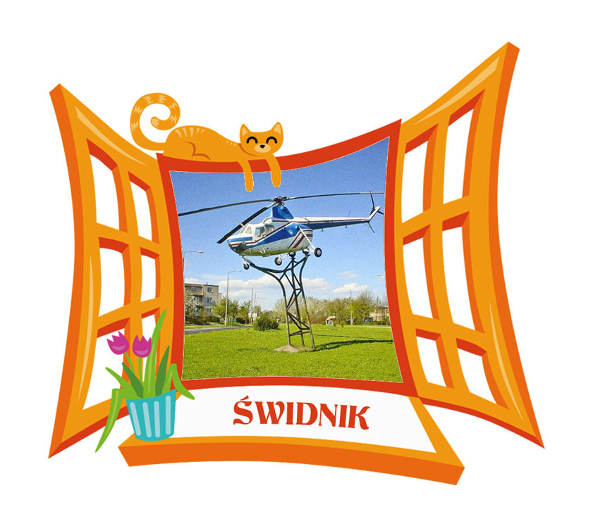 Polyresinowy magnes Okno Świdnik