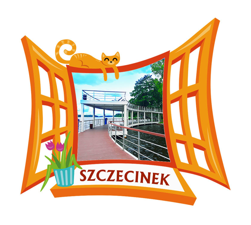 Polyresinowy magnes Okno Szczecinek