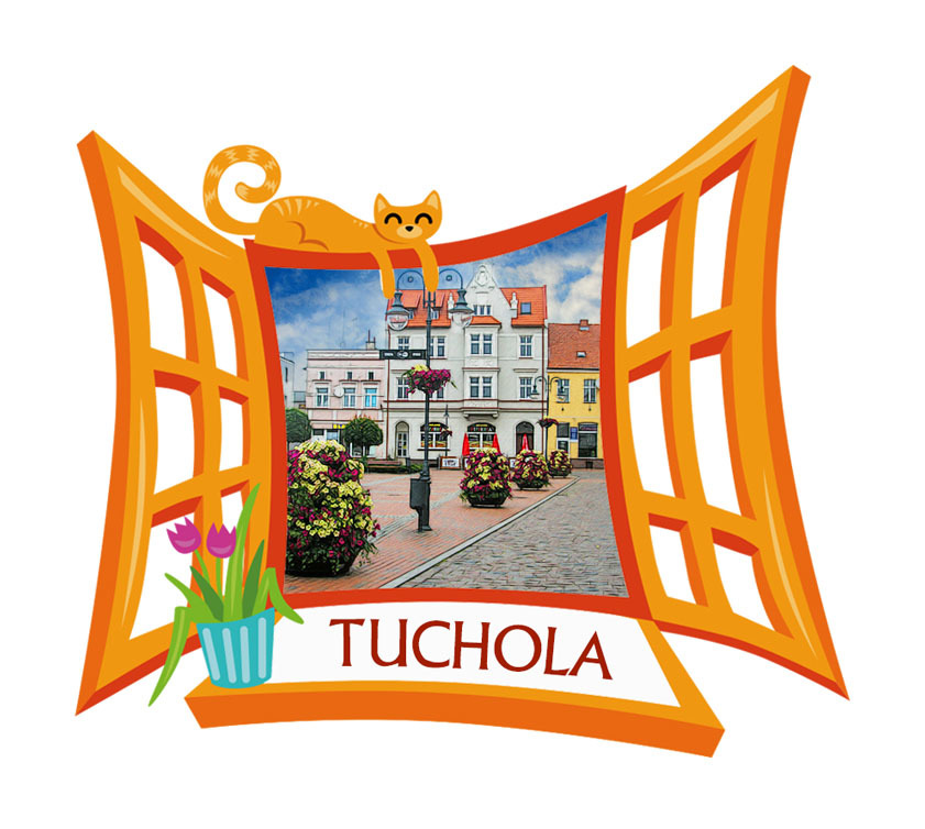 Polyresinowy magnes Okno Tuchola