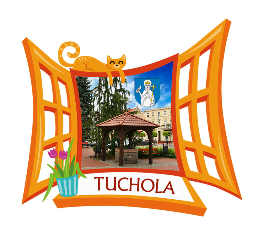 Polyresinowy magnes Okno Tuchola