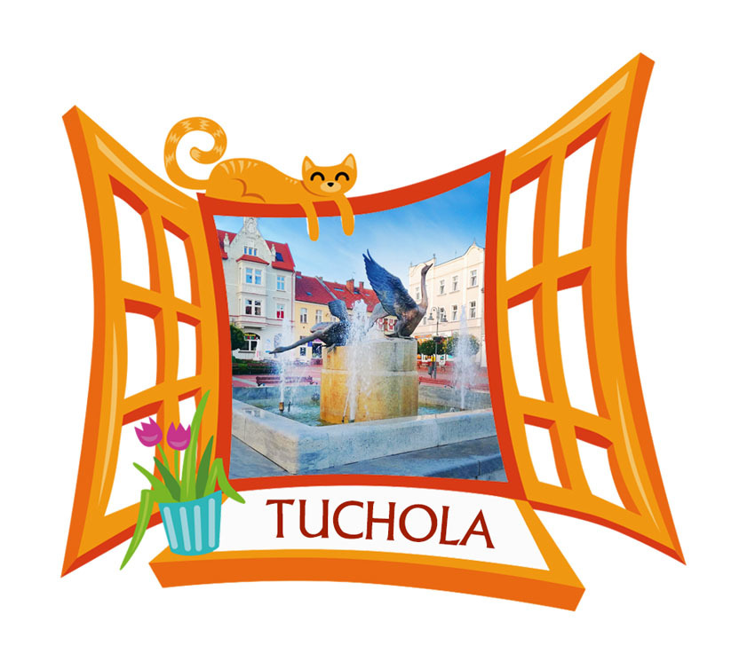 Polyresinowy magnes Okno Tuchola