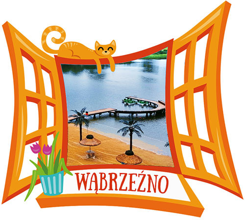 Polyresinowy magnes Okno Wąbrzeźno