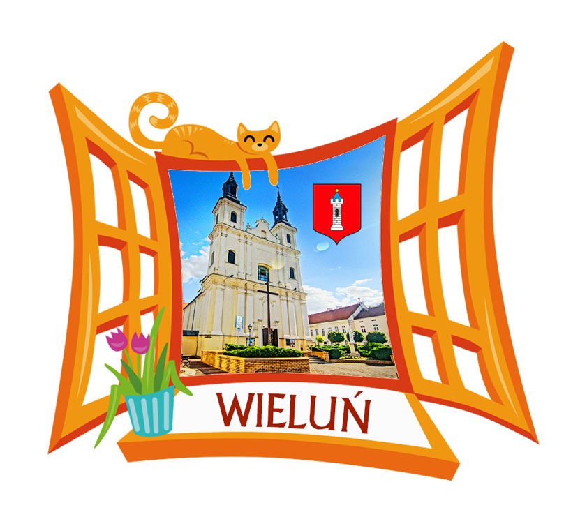 Polyresinowy magnes Okno Wieluń