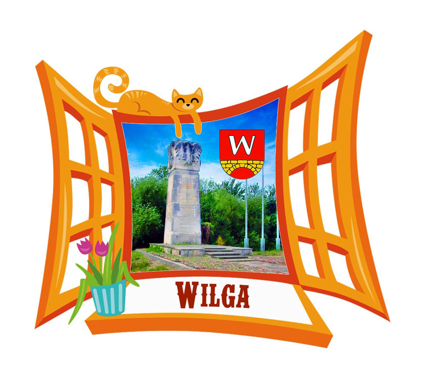 Polyresinowy magnes Okno Wilga