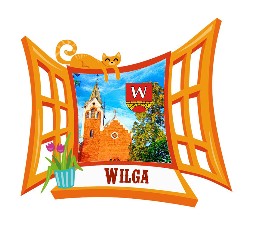 Polyresinowy magnes Okno Wilga
