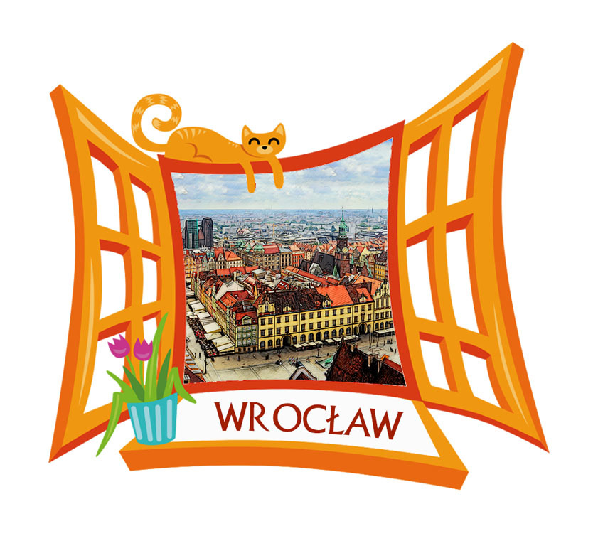 Polyresinowy magnes Okno Wrocław
