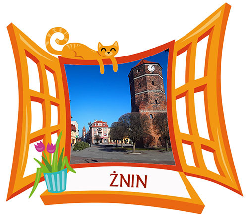 Polyresinowy magnes Okno Żnin
