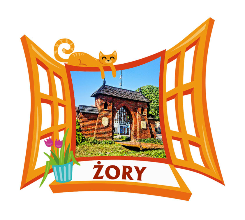 Polyresinowy magnes Okno Żory