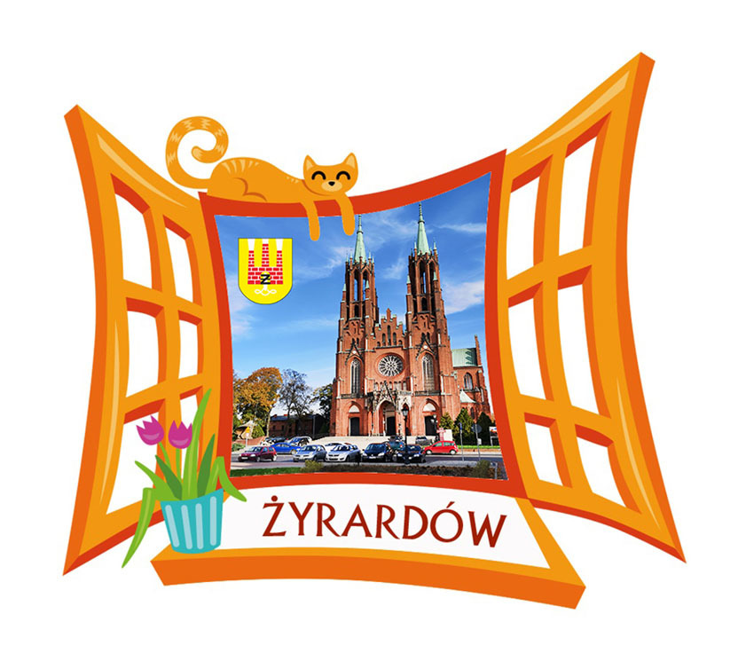 Polyresinowy magnes Okno Żyrardów