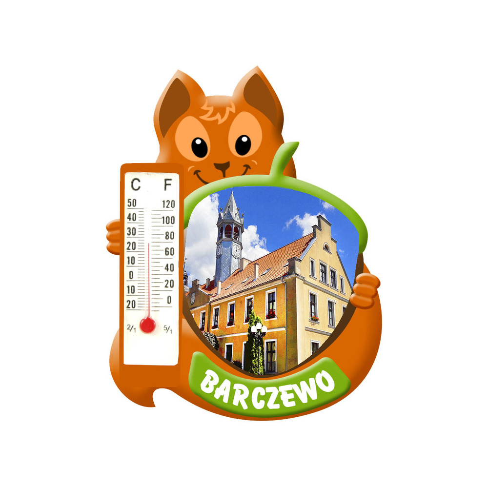 Polyresinowy magnes wiewiórka Barczewo