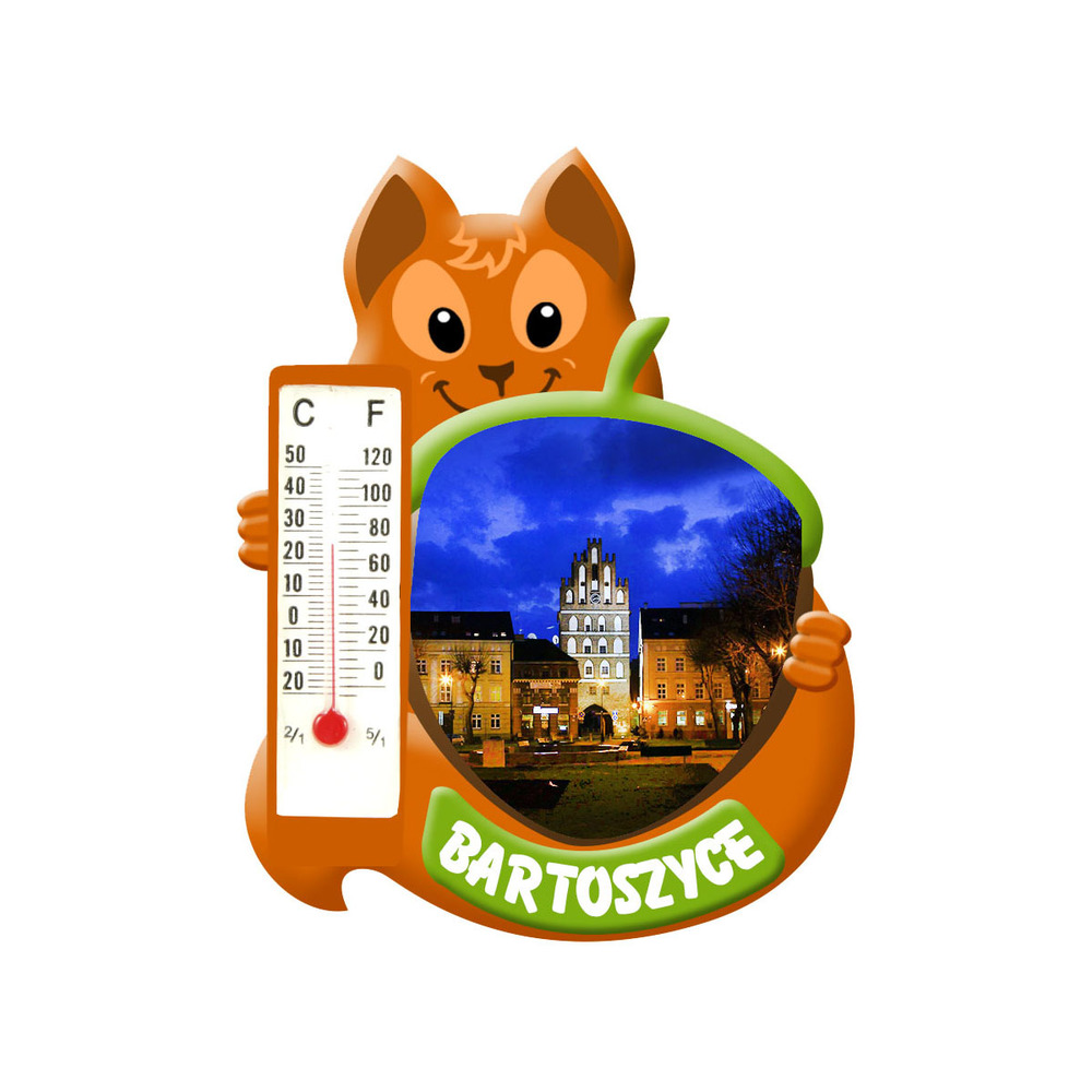 Polyresinowy magnes wiewiórka Bartoszyce