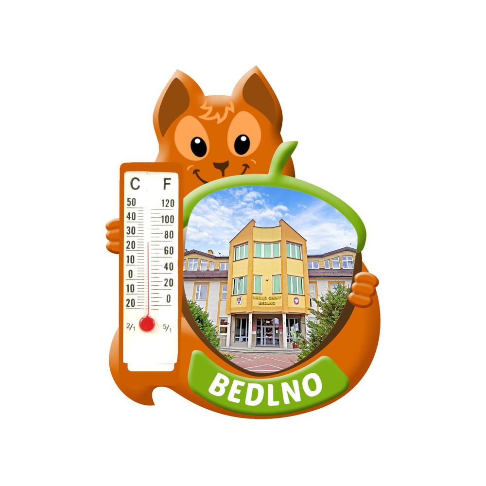 Polyresinowy magnes wiewiórka Bedlno