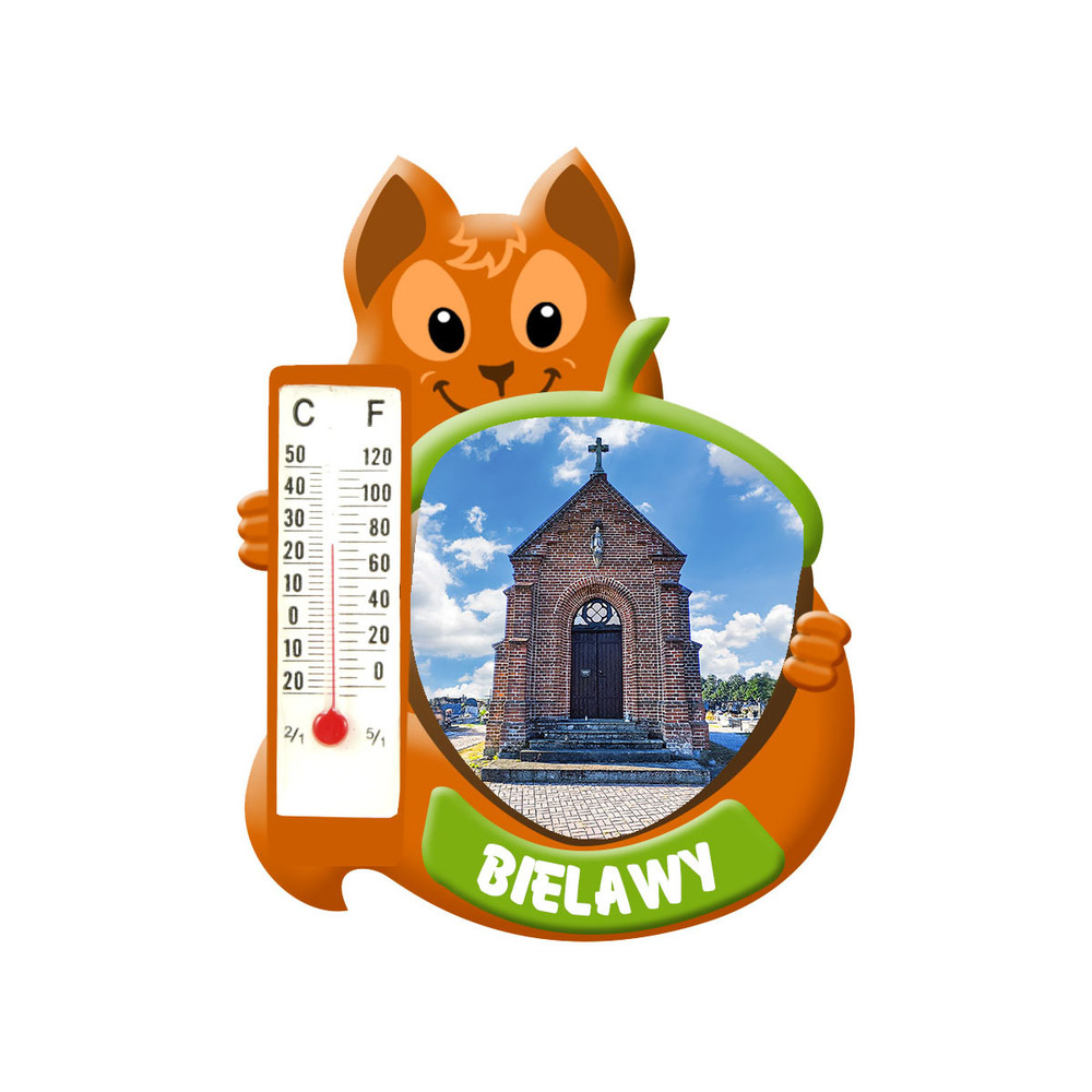 Polyresinowy magnes wiewiórka Bielawy