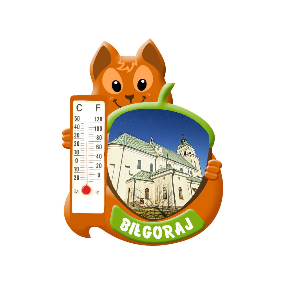 Polyresinowy magnes wiewiórka Biłgoraj