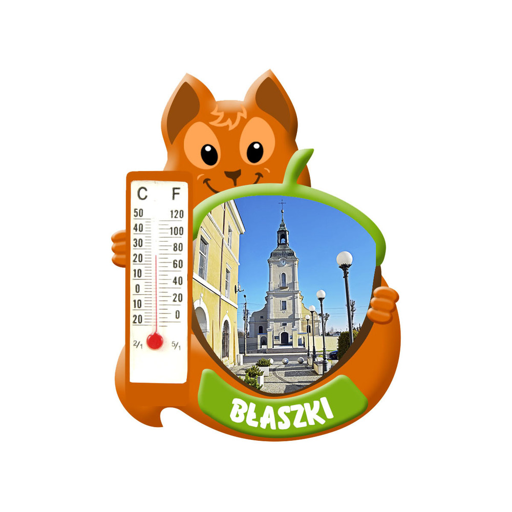 Polyresinowy magnes wiewiórka Błaszki