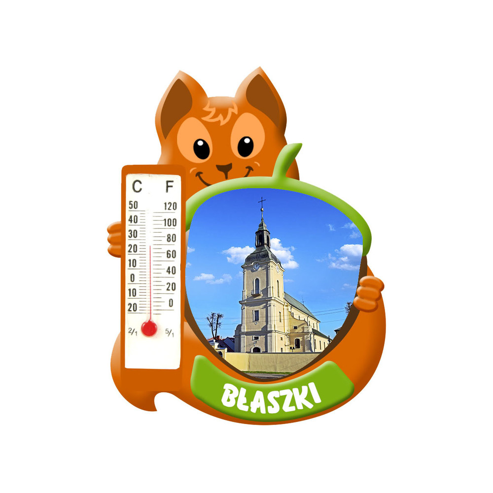 Polyresinowy magnes wiewiórka Błaszki