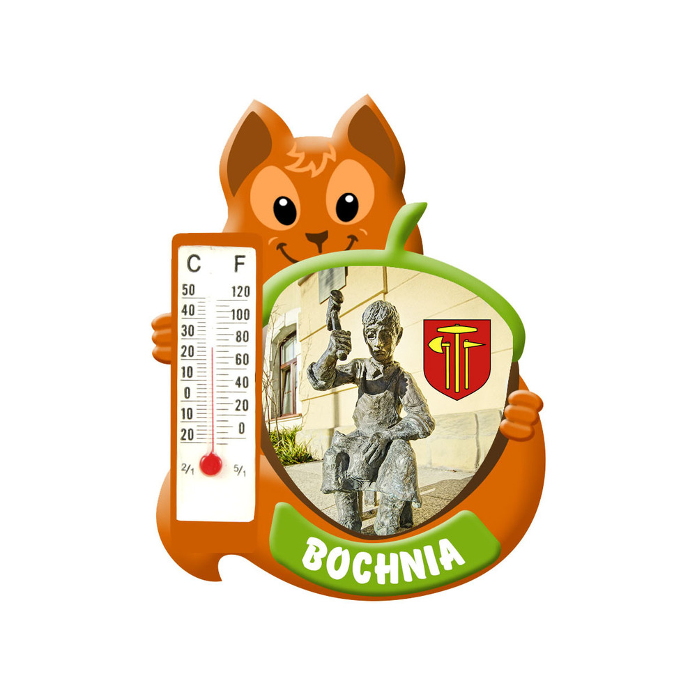 Polyresinowy magnes wiewiórka Bochnia