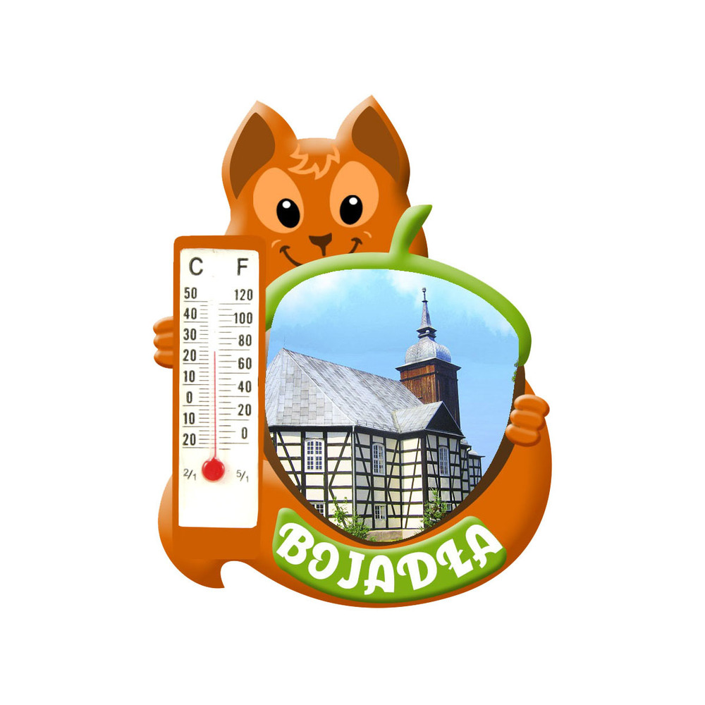 Polyresinowy magnes wiewiórka Bojadła