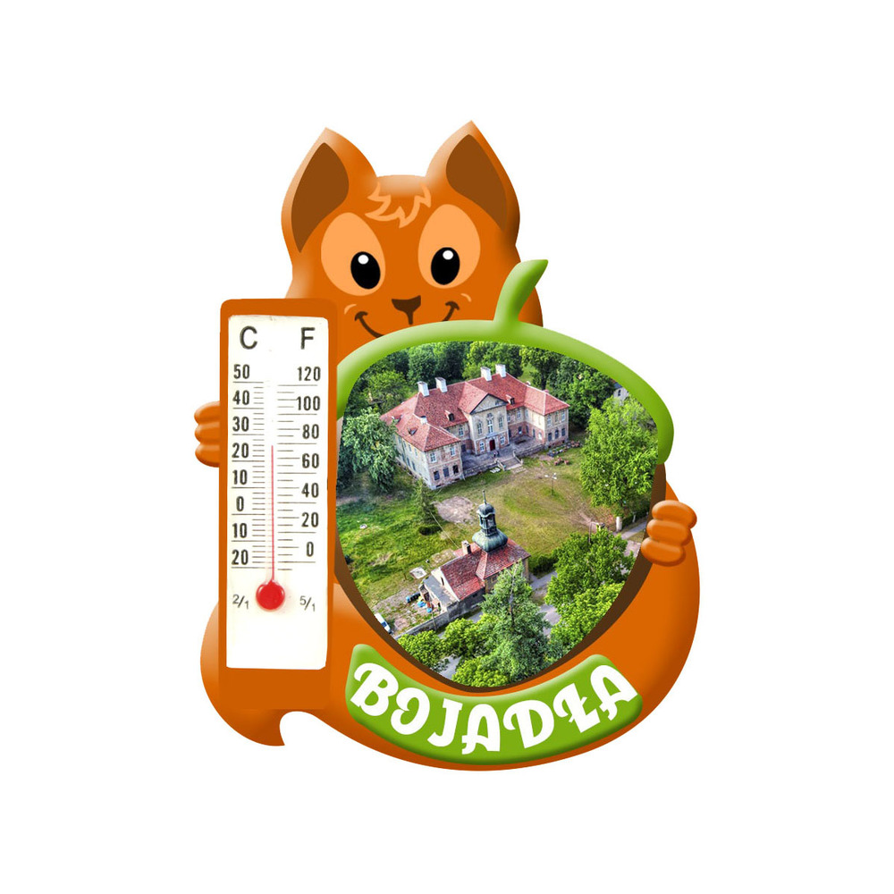 Polyresinowy magnes wiewiórka Bojadła
