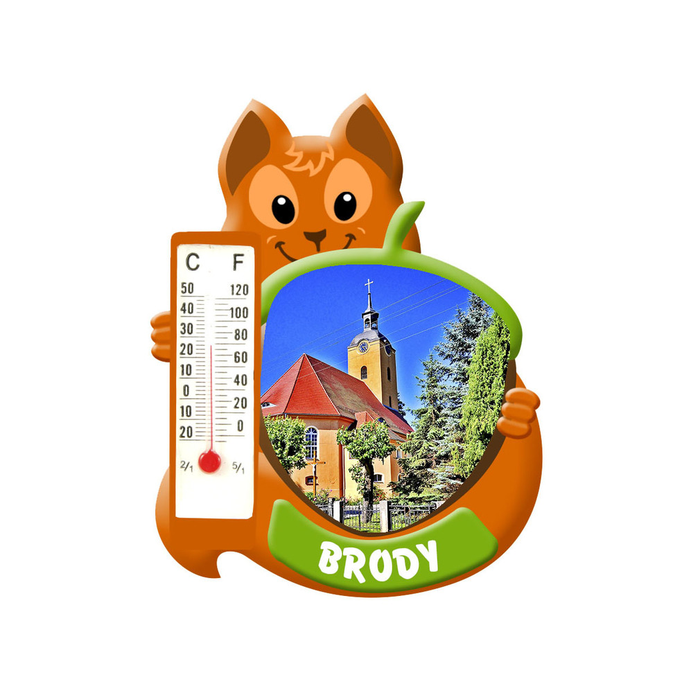 Polyresinowy magnes wiewiórka Brody