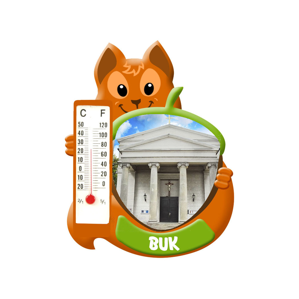 Polyresinowy magnes wiewiórka Buk