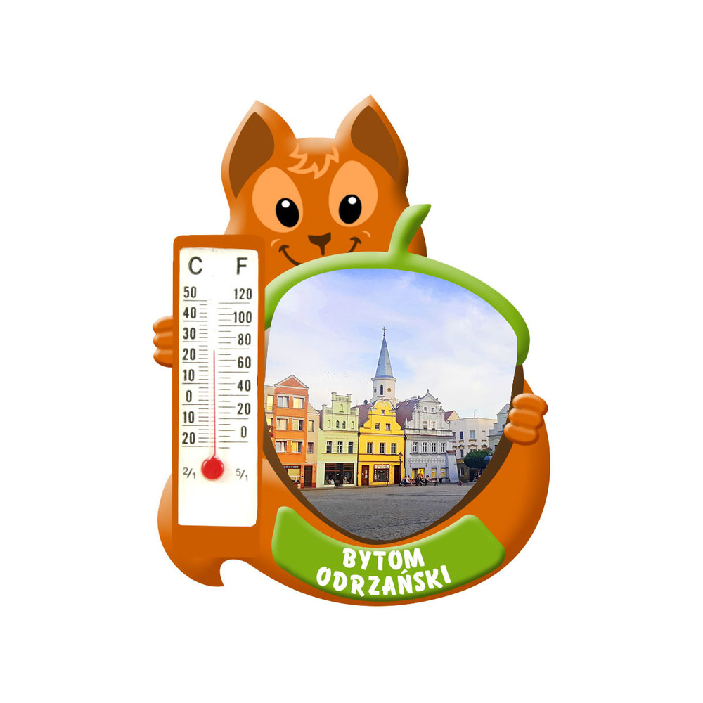 Polyresinowy magnes wiewiórka Bytom Odrzański
