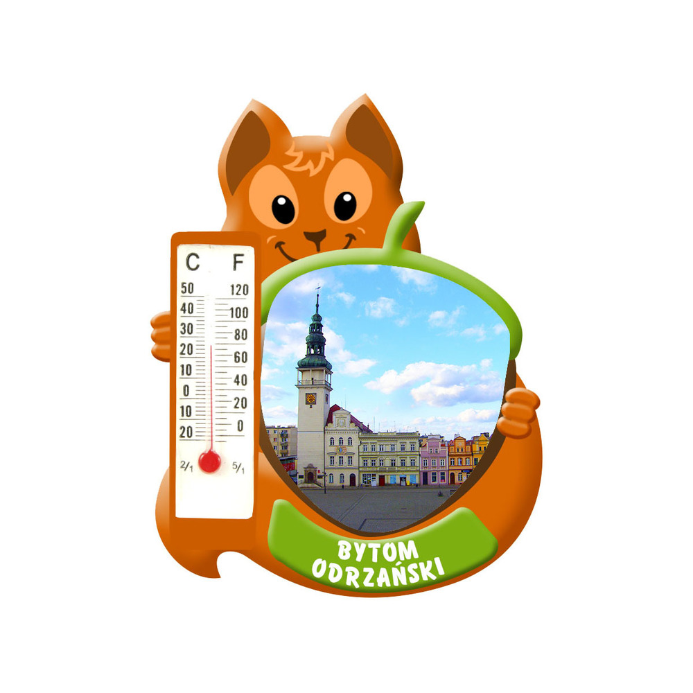 Polyresinowy magnes wiewiórka Bytom Odrzański