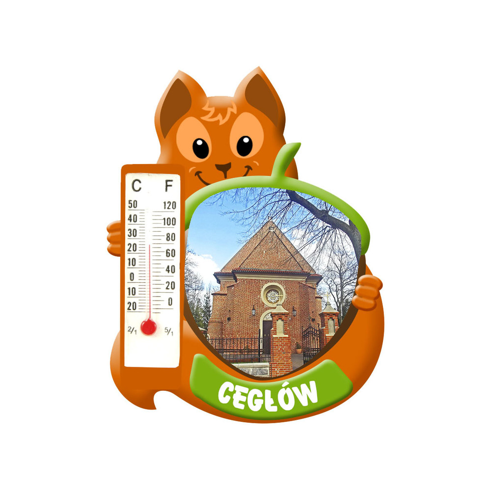 Polyresinowy magnes wiewiórka Cegłów