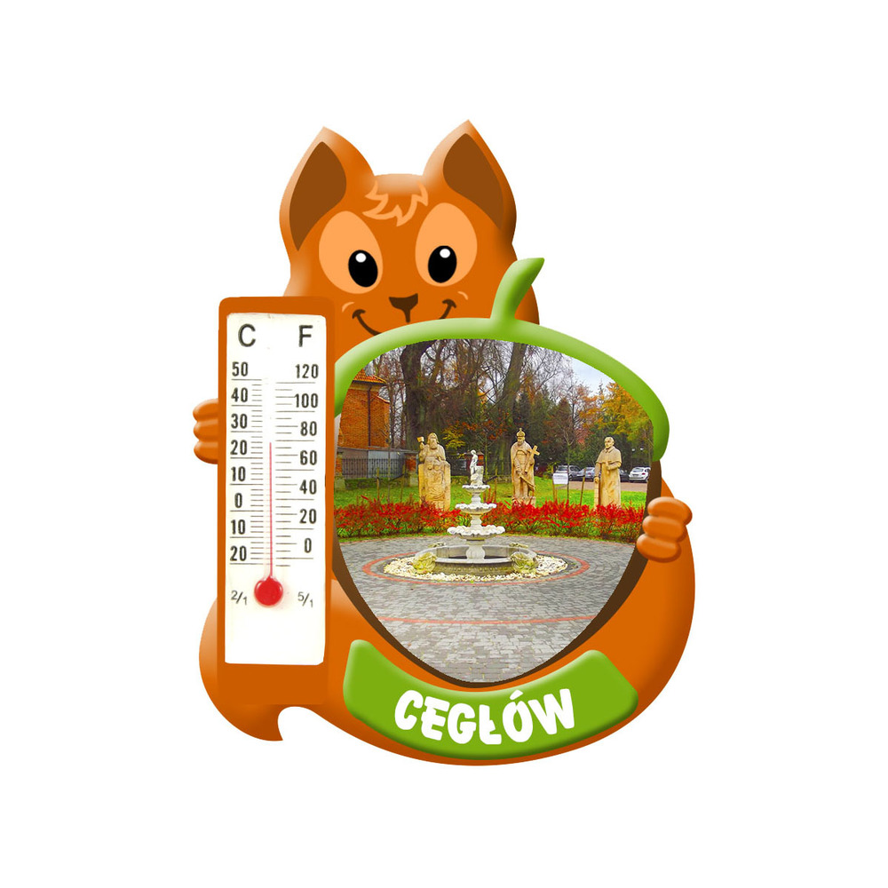 Polyresinowy magnes wiewiórka Cegłów