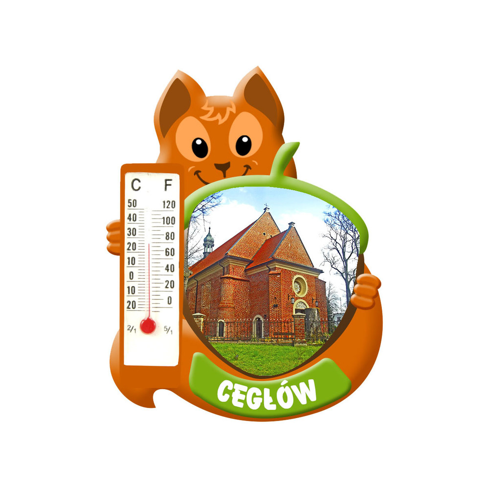 Polyresinowy magnes wiewiórka Cegłów