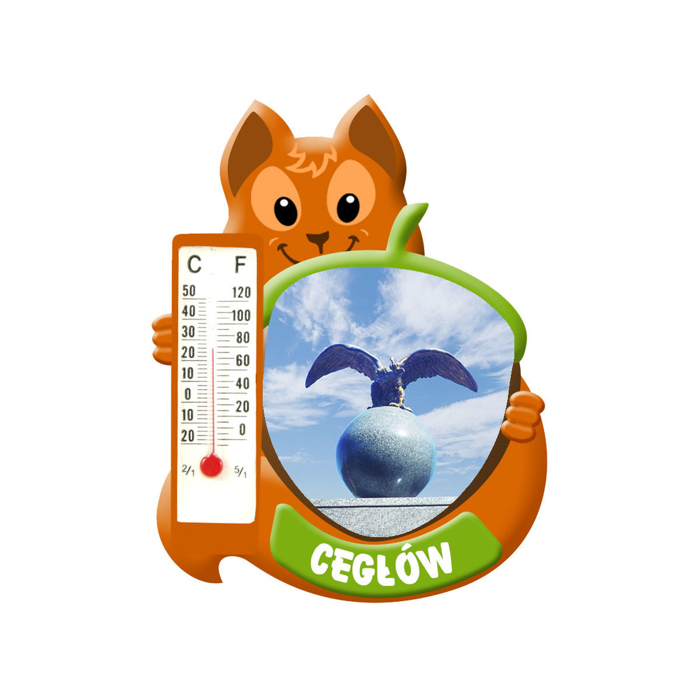 Polyresinowy magnes wiewiórka Cegłów