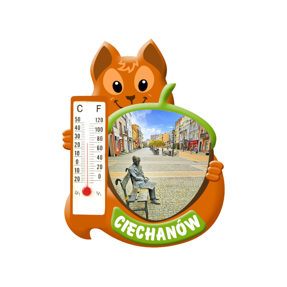 Polyresinowy magnes wiewiórka Ciechanów