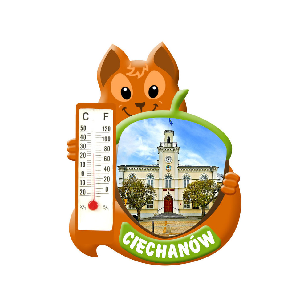 Polyresinowy magnes wiewiórka Ciechanów