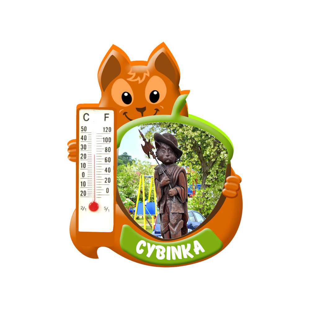 Polyresinowy magnes wiewiórka Cybinka