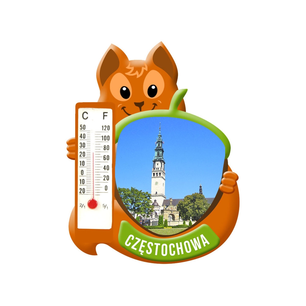Polyresinowy magnes wiewiórka Częstochowa