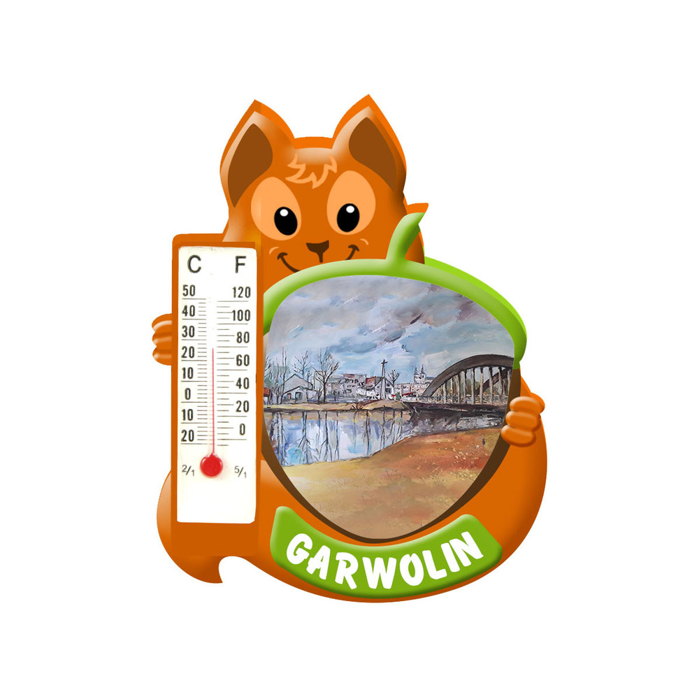 Polyresinowy magnes wiewiórka Garwolin